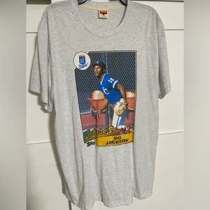 Rare Homage Bo Jackson Kansas City Royals Shirt. Retro style.